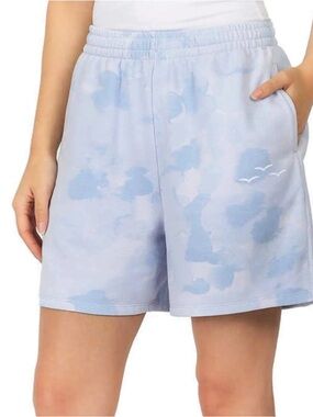 LazyPants Women's High Rise Soft Cotton Blend French Terry Shorts